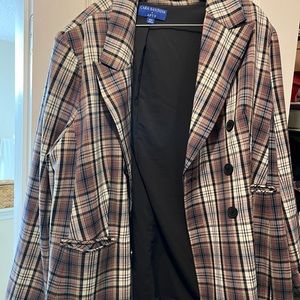 Plaid blazer